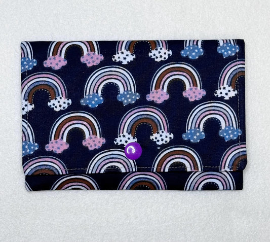 Snap Wallet Purse with two slip pockets